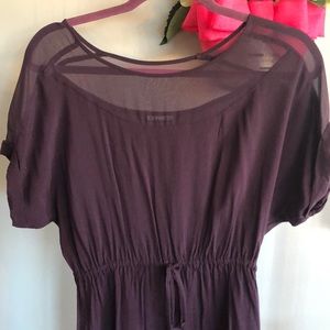 Plum purple dress